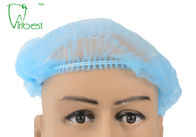Quần áo bảo vệ nha khoa không dệt, mũ trùm đầu đàn hồi dùng một lần cho nhân viên y tế