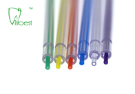 Y tế lớp PVC kim loại Nylon ống tiêm nước không khí Mẹo Lõi đầy màu sắc